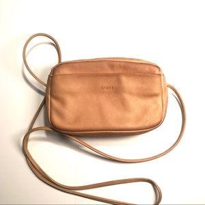 Baggu mini leather crossbody purse